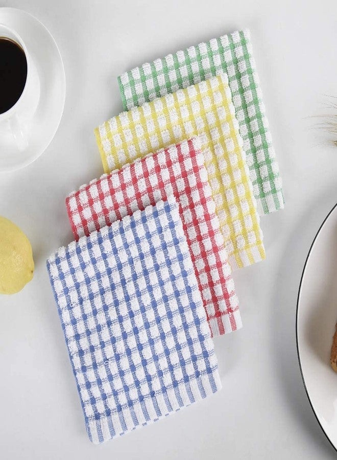 AYUS Dish Cloths for Kitchen Washing Dishes, Super Absorbent Dish Rags, Cotton Terry Cleaning Cloths 13x13 Inches (Terry Dish Cloth, Pack of 6) - Image 1